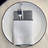 Zeke 12-Piece Dinnerware Set Earthenware, Plates and Bowls Set, Dishwasher and Microwave Safe Dishes, Dish Set for 4