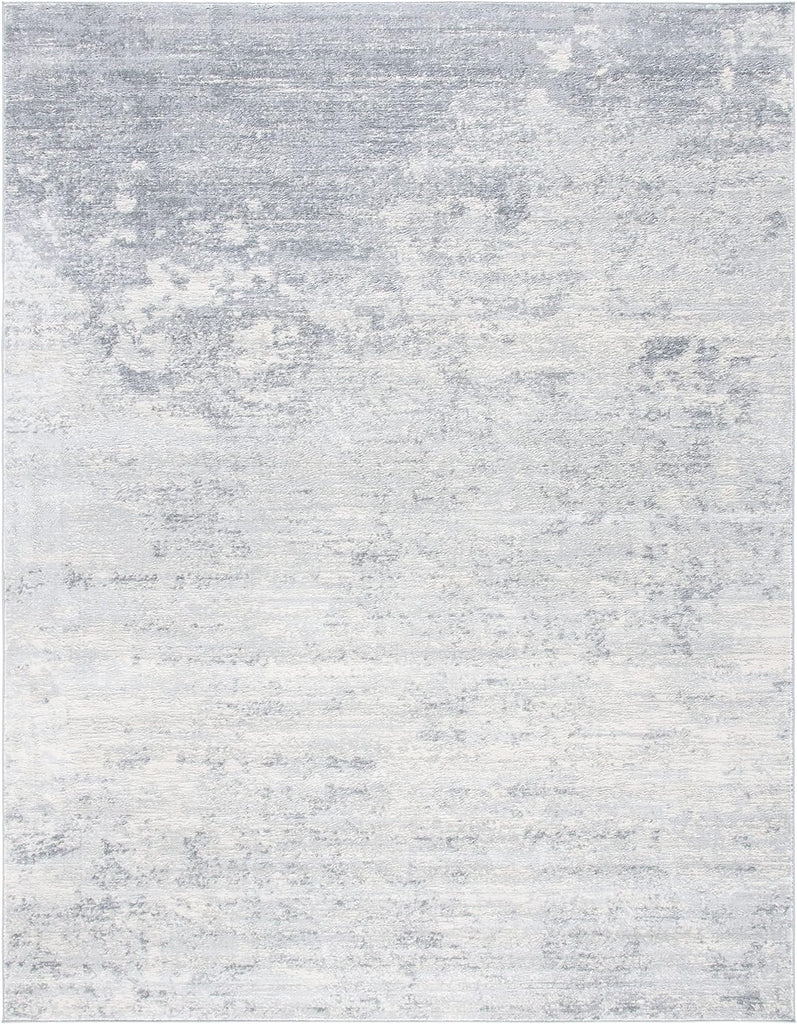 Brentwood X-Large Area Rug - 12' x 15', Ivory & Grey, Modern Abstract Design, Non-Shedding & Easy Care