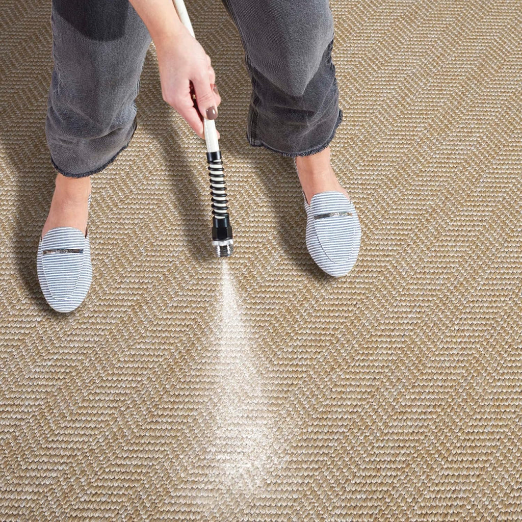 Washable Rug Outdoor Sisal All-Weather Collection - 4' x 6', Natural, Non-Shedding & Easy to Clean, Ideal , Backyard