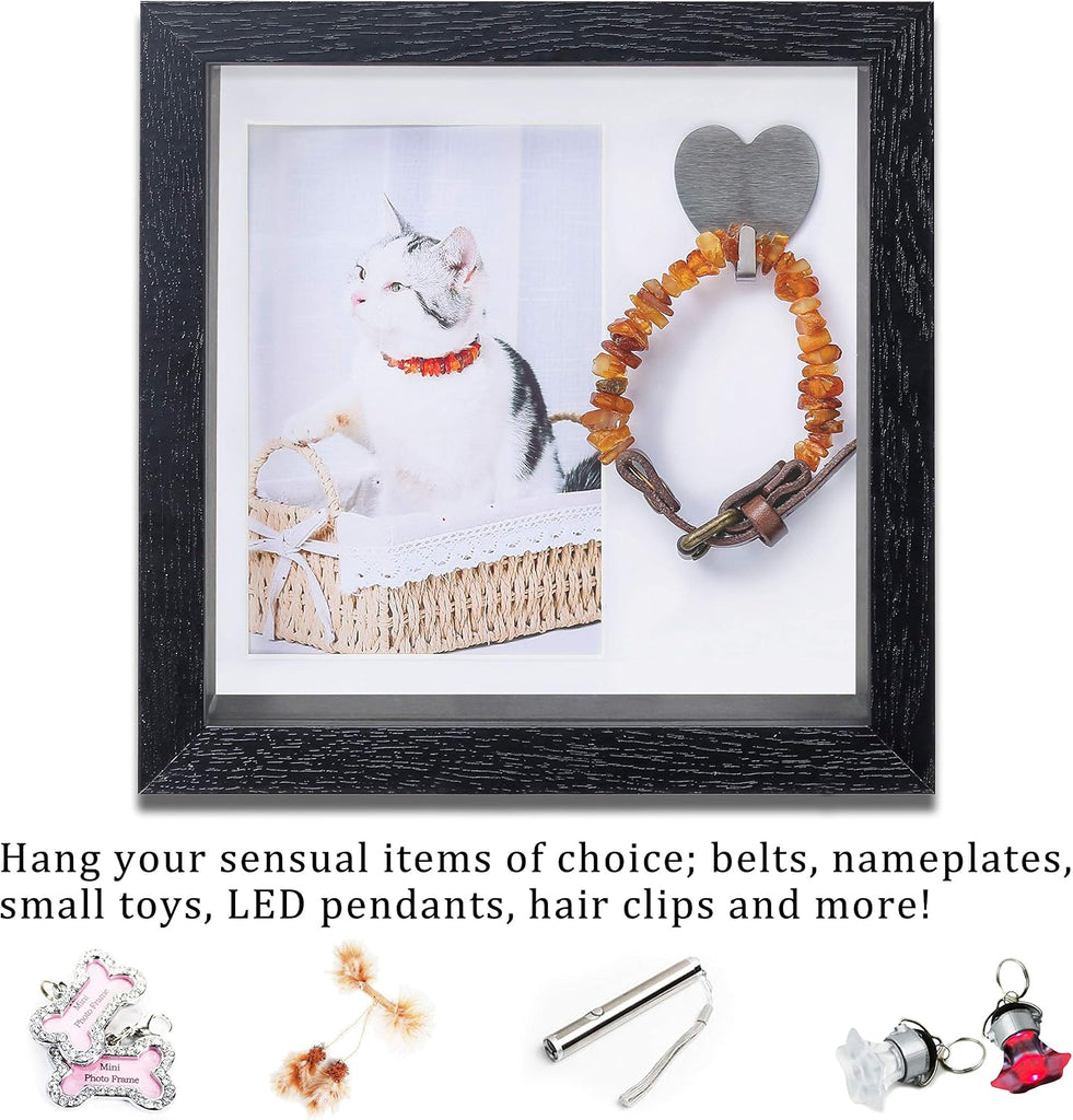 Pet Picture Frame Memorial - Dog Memorial Sentiment Frame, Black