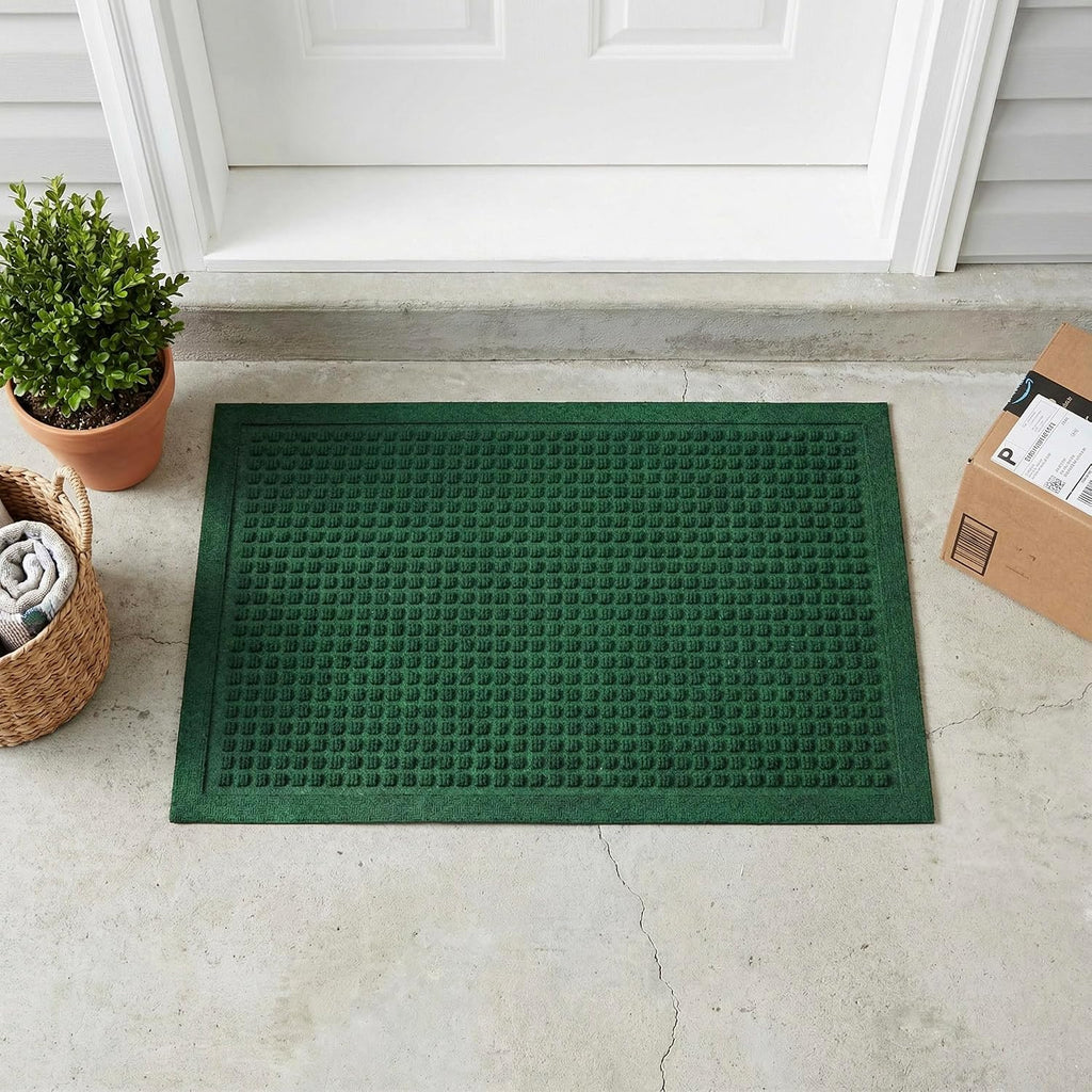 Water Trapper Doormat, 24" x 36", Green