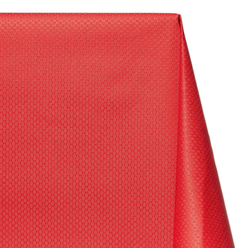 Ottertex 300D Solution Dyed PU Waterproof Hexagon Grid Ripstop Fabric - 60/61" by The Yard (Red)