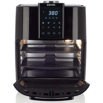 Crunch 12 Qt Air Fryer Dehydrator Combo with Rotisserie, Toaster Oven, Grill, Roaster & Convection Oven Functions | 8