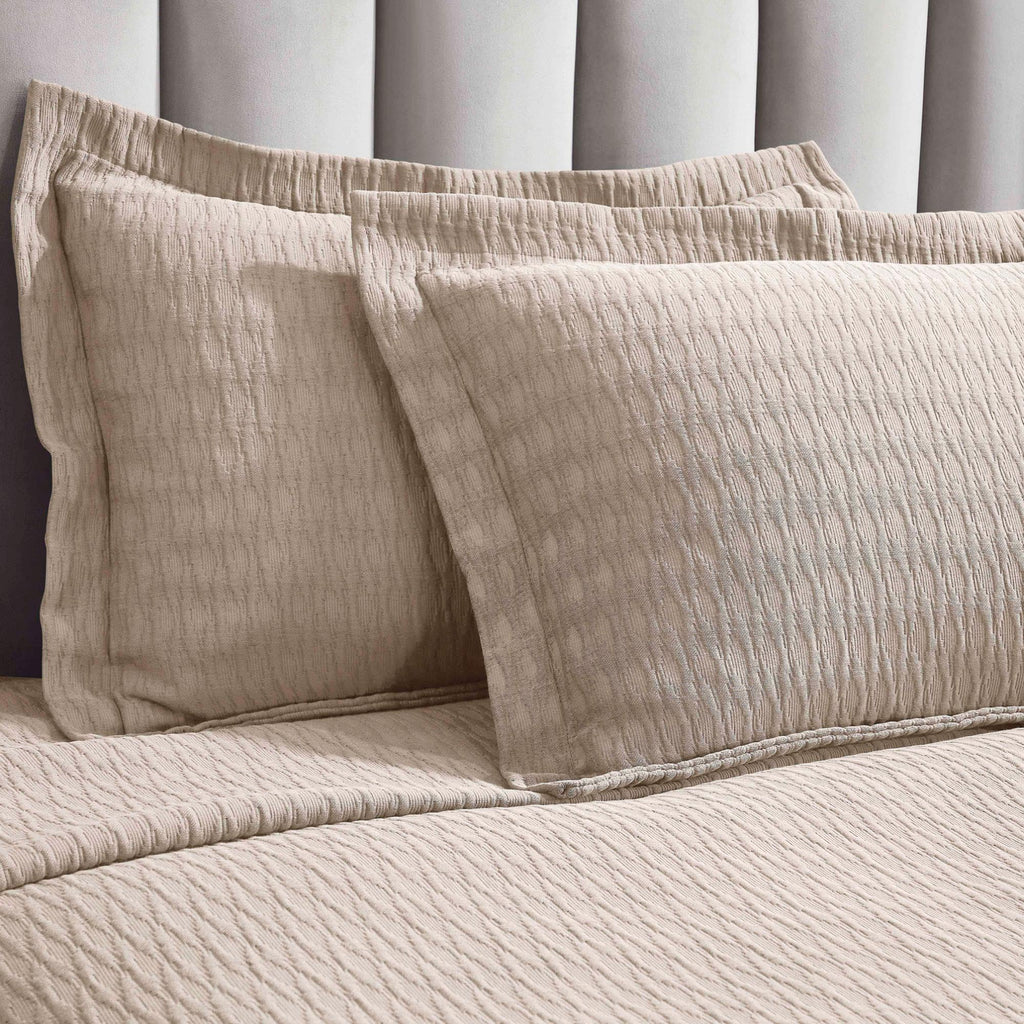 3 Piece Cotton Bedspread Set, Home Bed Decor, Decorative Bed Spread, 2 Pillow Shams, Medium Weight Blanket, Matelasse
