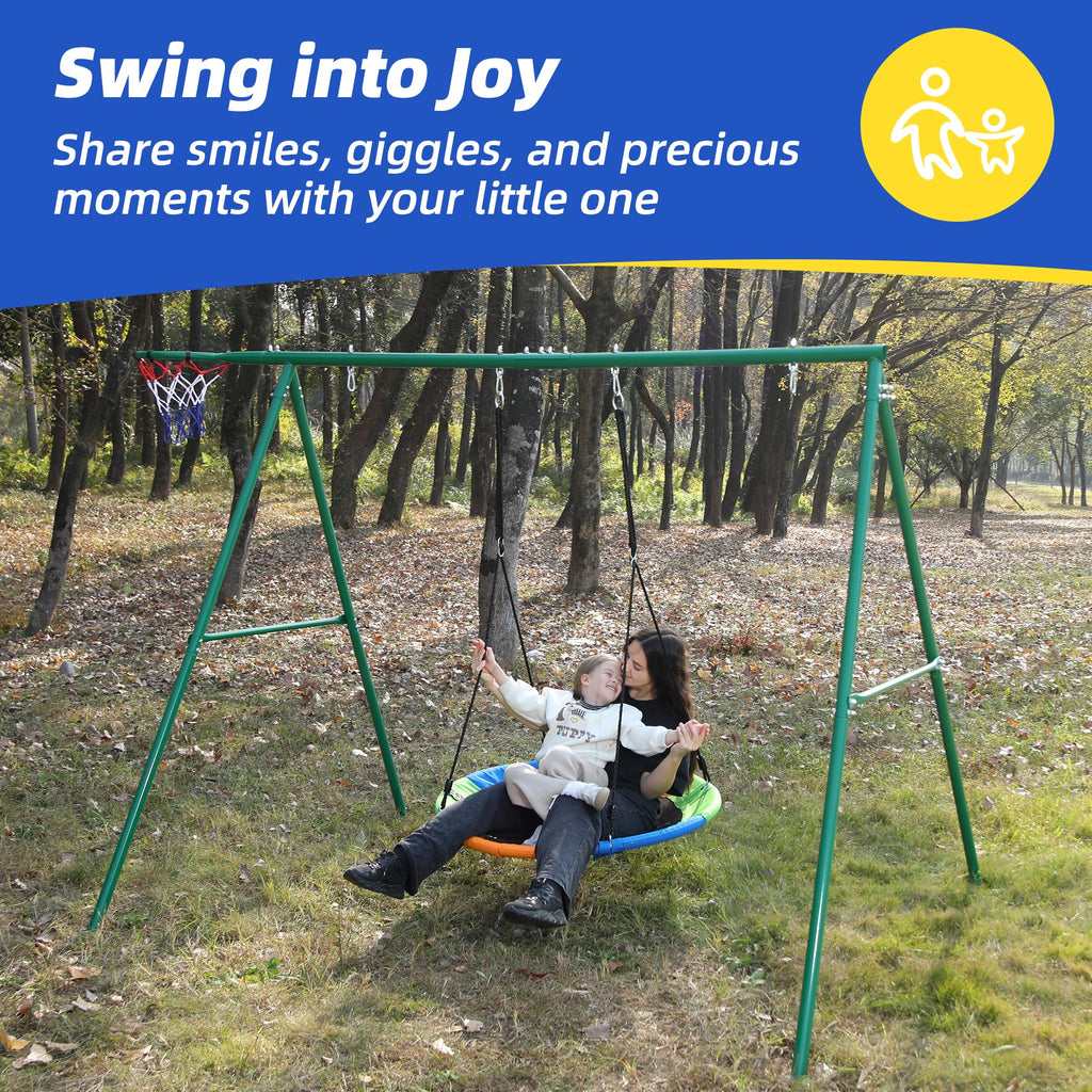 Saucer Tree Swing Seat for Kids 40 Inch