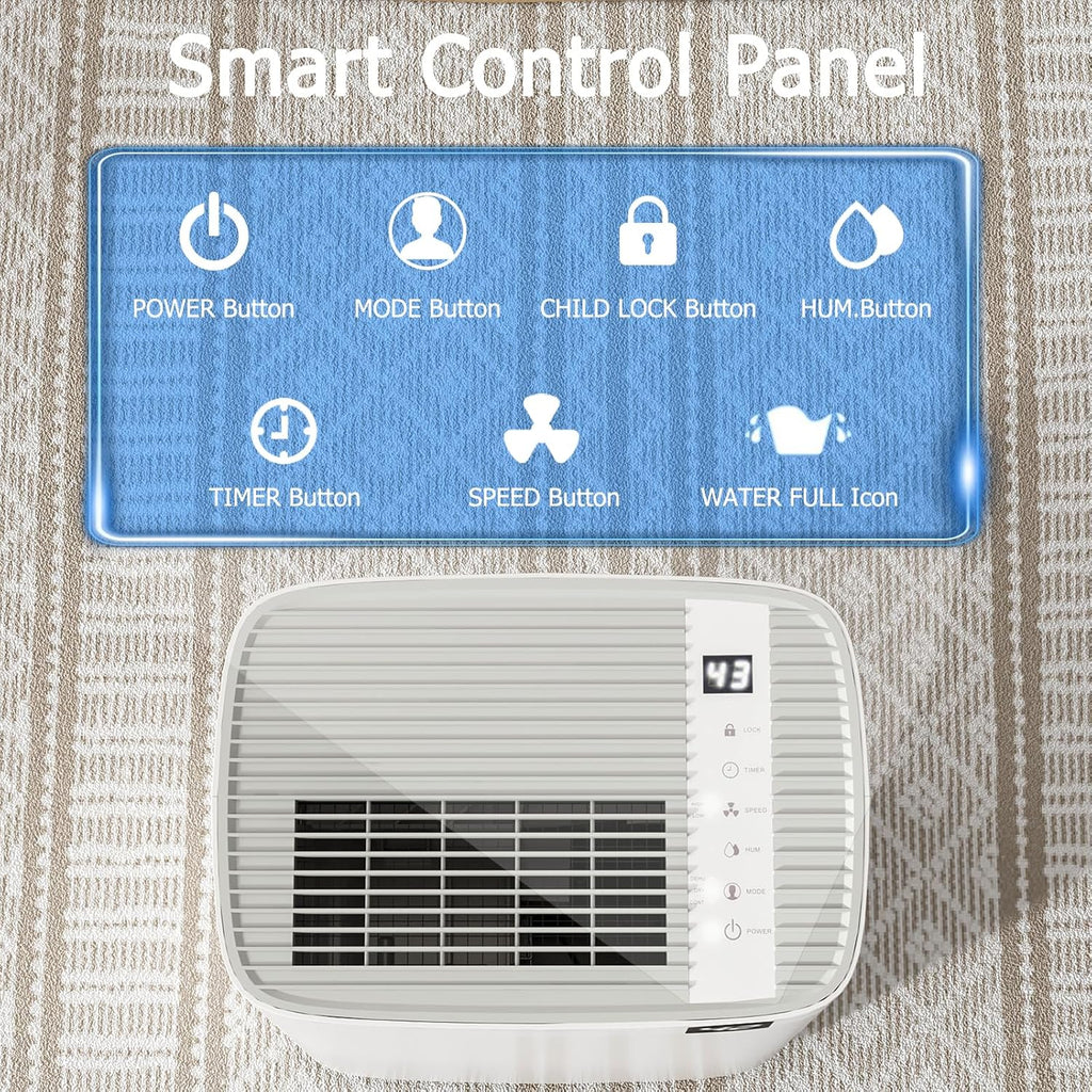 5,000 Sq.Ft 2026 Energy Star 80 Pint/Day Dehumidifier for Basement, Bedroom, Home, Bathroom