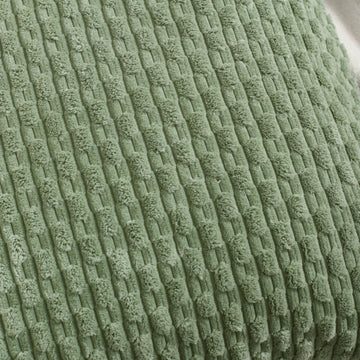 Couch Sage Green Decorative Throw Pillow Covers 18x18 Set of 4 Spring Boho Corduroy Neutral Home Living Room