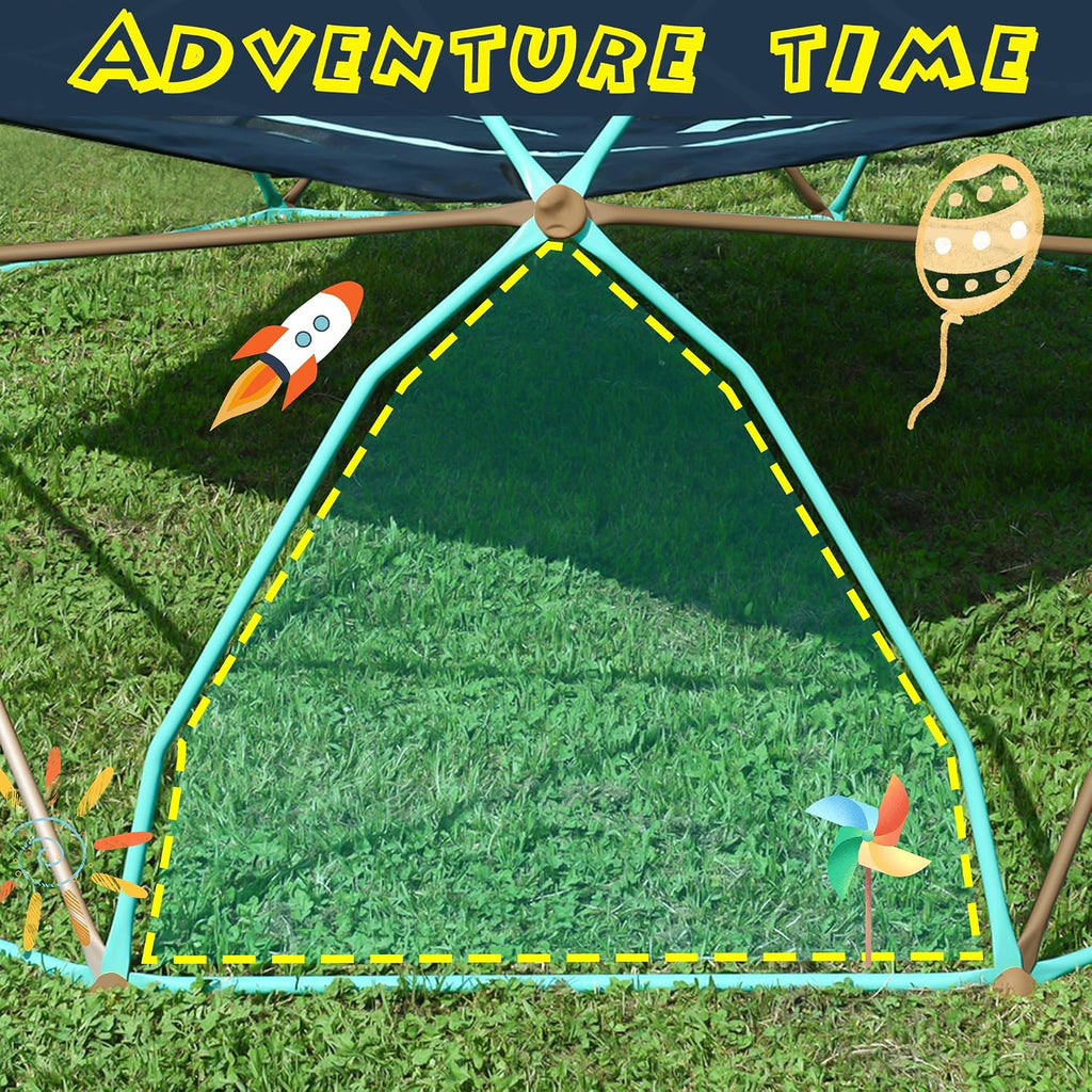 13FT Dome Climber, Outdoor Playground Climbing Dome Jungle Gym | Playground Climber for Kids 3-10, Supporting
