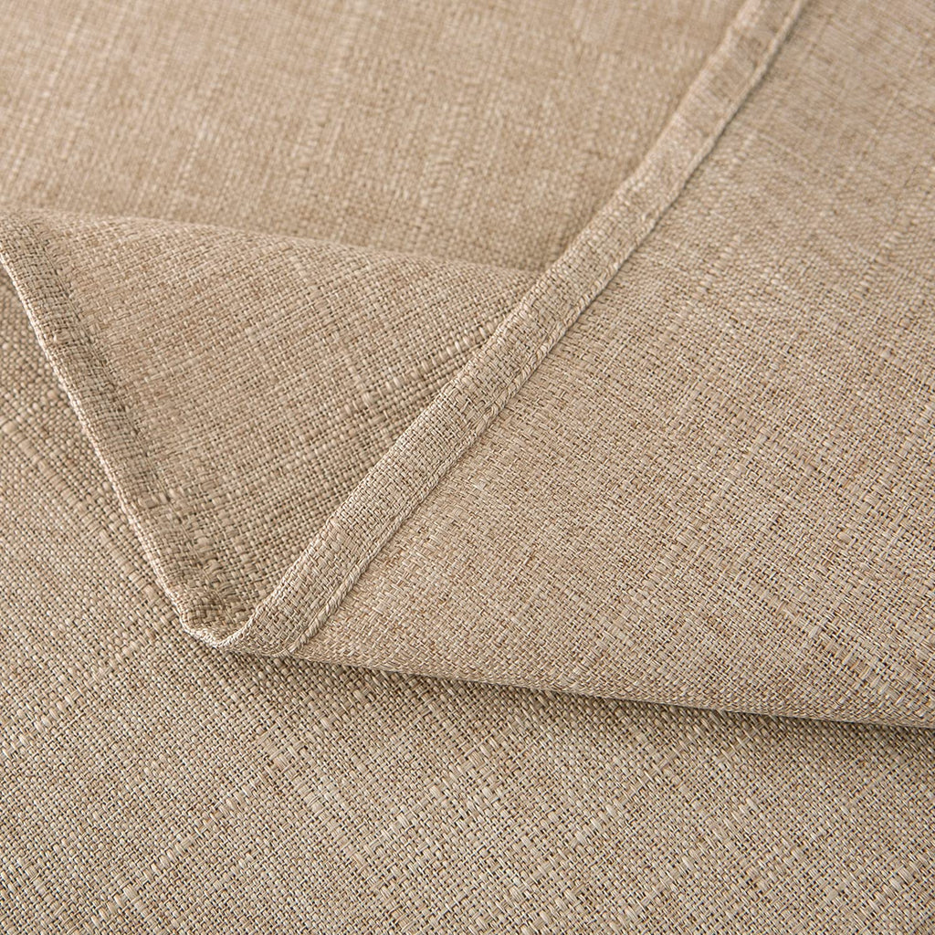 Burlap Linen Tablecloth 6ft, Tan Table Cloth Rectangular