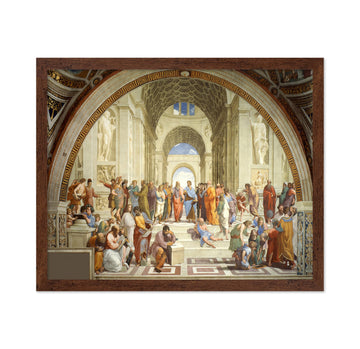 Master Vintage Raphael Poster - Retro Fresco Print - Gift for Artist, Friend - The School of Athens, Aristotle