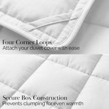 Southshore Fine Living, Inc. White Comforter, Queen/Full Down Alternative Comforter/Duvet Insert, Queen/Full