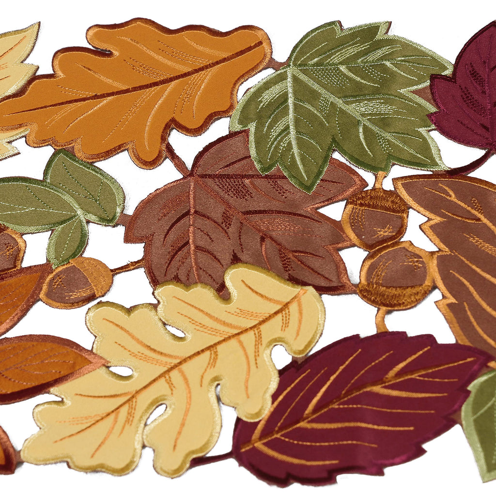 Thanksgiving Table Runner, Fall Farmhouse Table Runner for Thanksgiving Holiday, Harvest Kitchen Decor 90 Inch Long