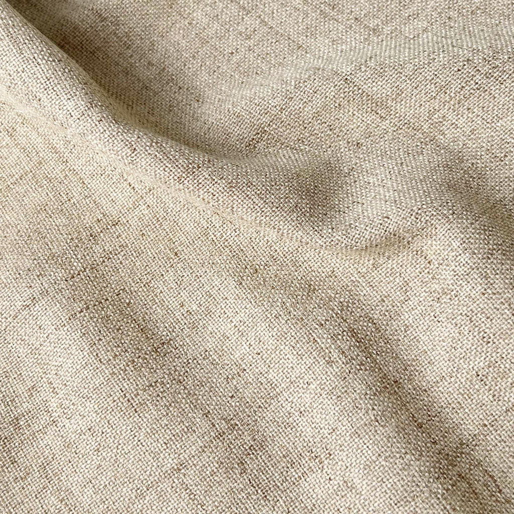 Farmhouse Faux Linen Valance for Windows, 54x15 inch, Khaki Tan