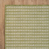 Washable Outdoor Rug 5x7 Modern Area Rugs Outdoor Carpets Striped Pattern Non Shedding Waterproof Ea