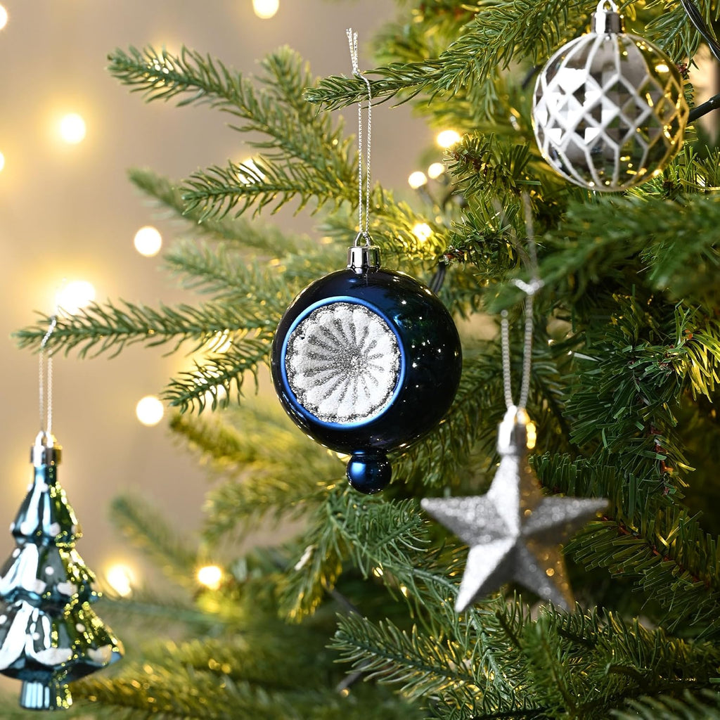 100ct Christmas Tree Decorations Ball Ornaments Set Medium