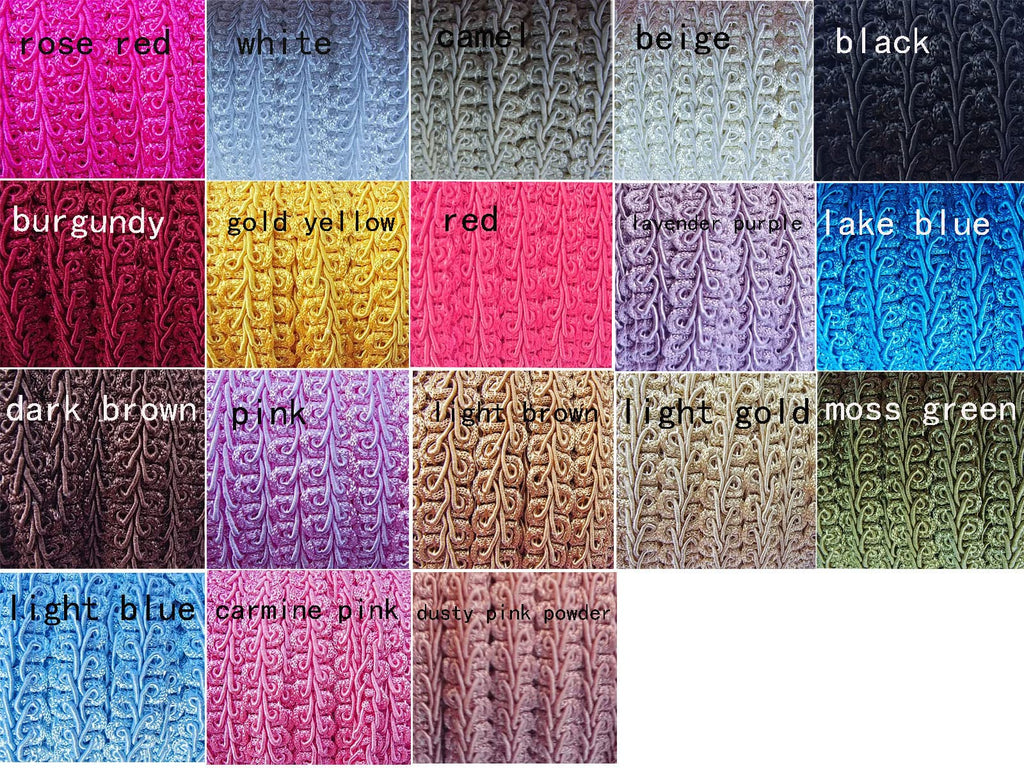 1/2 Inch Gimp Braid Trim 15 Yards for Upholstery Costume DIY Crafts(Dusty Pink Powder 1026)