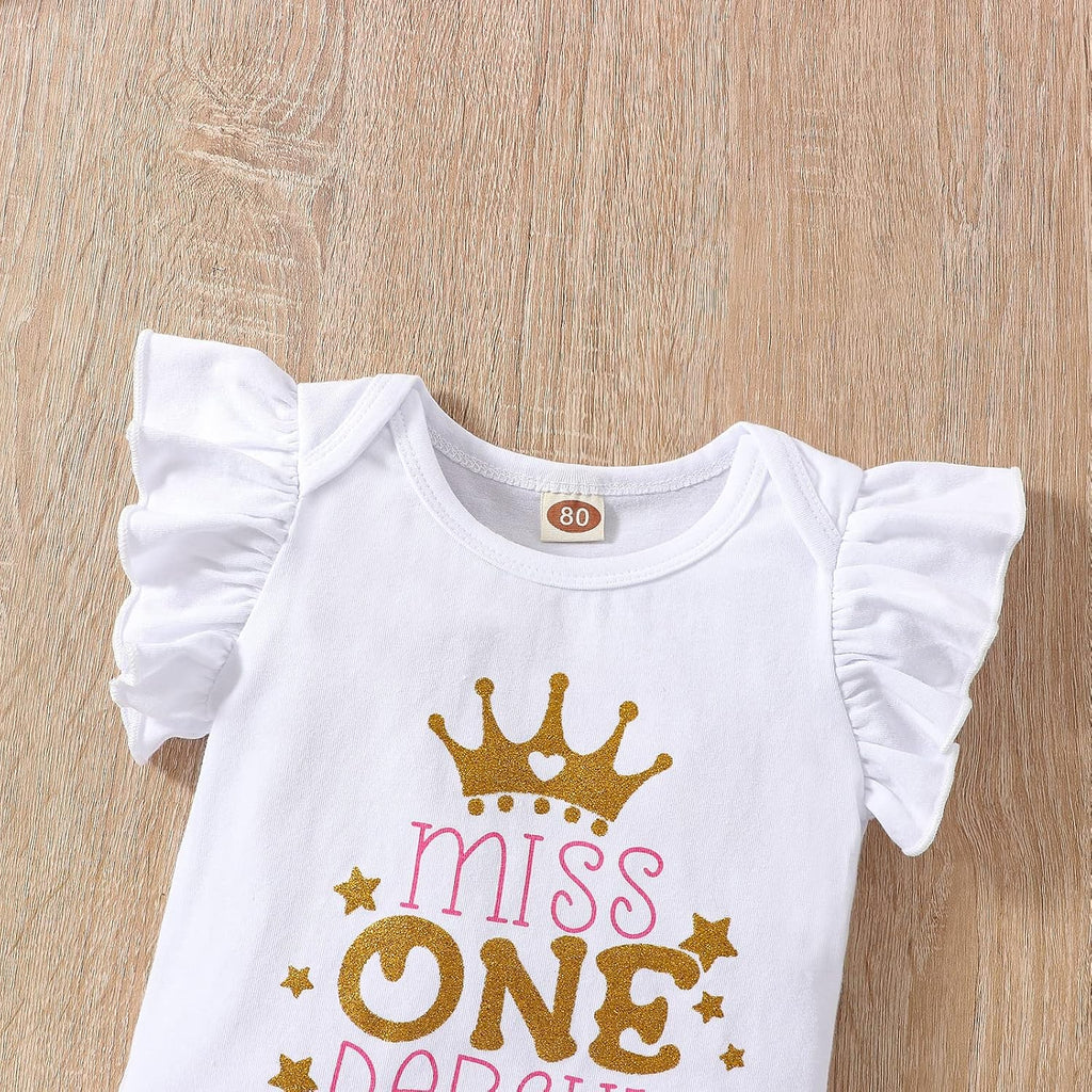 Baby Girl 1st Birthday Cake Smash Outfit 1st birthday girl outfit Tutu Skirt set with Headband