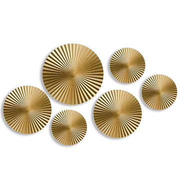 Gold metal wall decor art, modern minimalist home decoration wall art, hanging metal wall art decoration bedroom