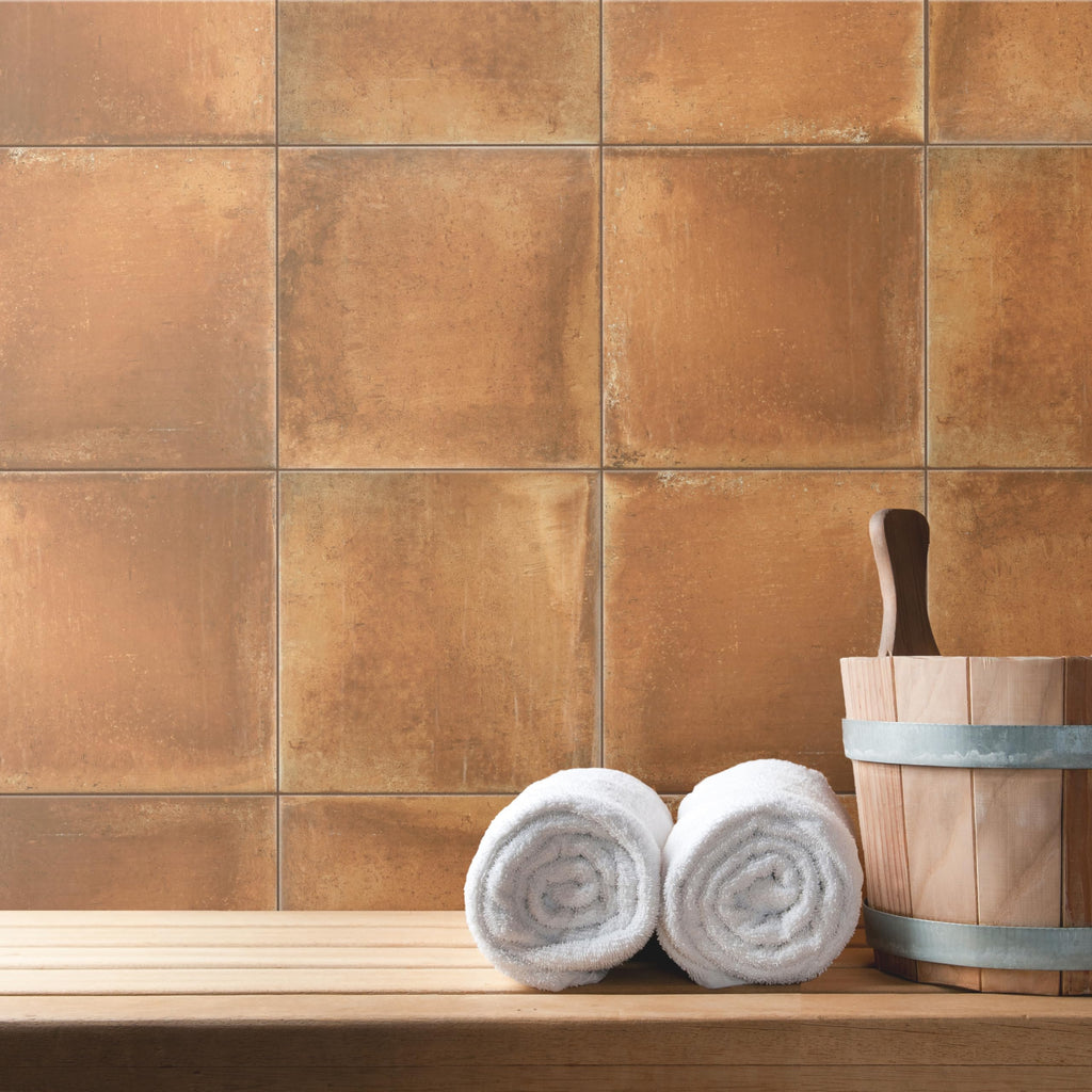 Rustic Cotto 13" x 13" Porcelain Floor and Wall Tile