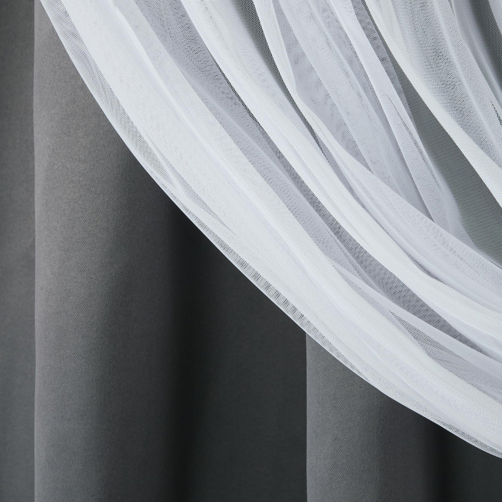 Talia Double Layer Indoor Curtains, Sheer and Room Darkening Blackout, Grommet Top, Energy Efficient, 2-Pack Set