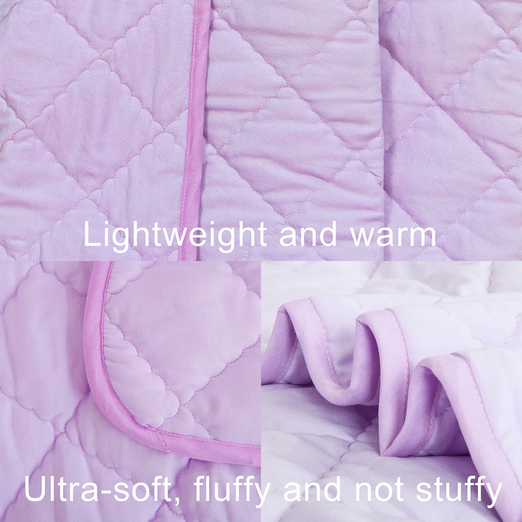 Toddler Microfiber Bedding Set, 4 Piece, Lavender