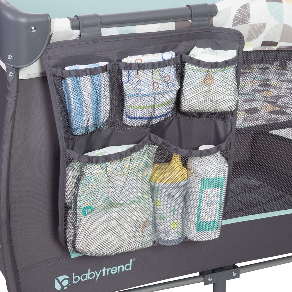 Trend-E Nursery Center Playard & Bassinet, Doodle Dots