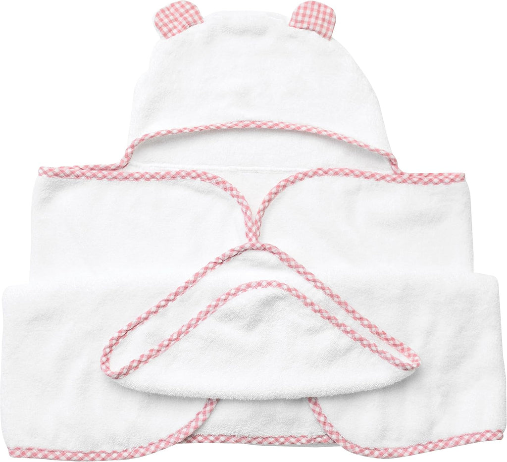 Premium Boutique Baby Towels for Girls - Hooded Girl Towel & Washcloth Set - Organic Viscose Made from Bamboo Baby