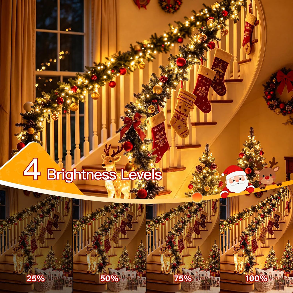 Christmas Lights 328FT 1000LED,13 Modes Plug in Christmas Tree Lights