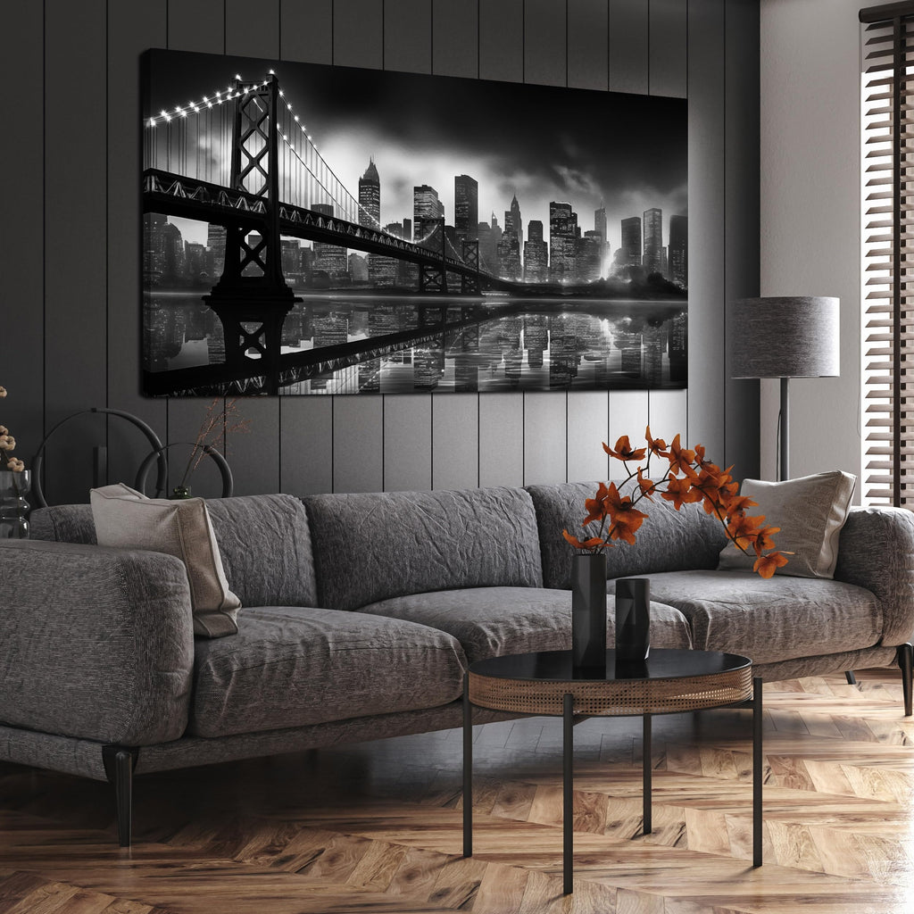 Brooklyn Bridge Canvas Wall Large City Wall Decor