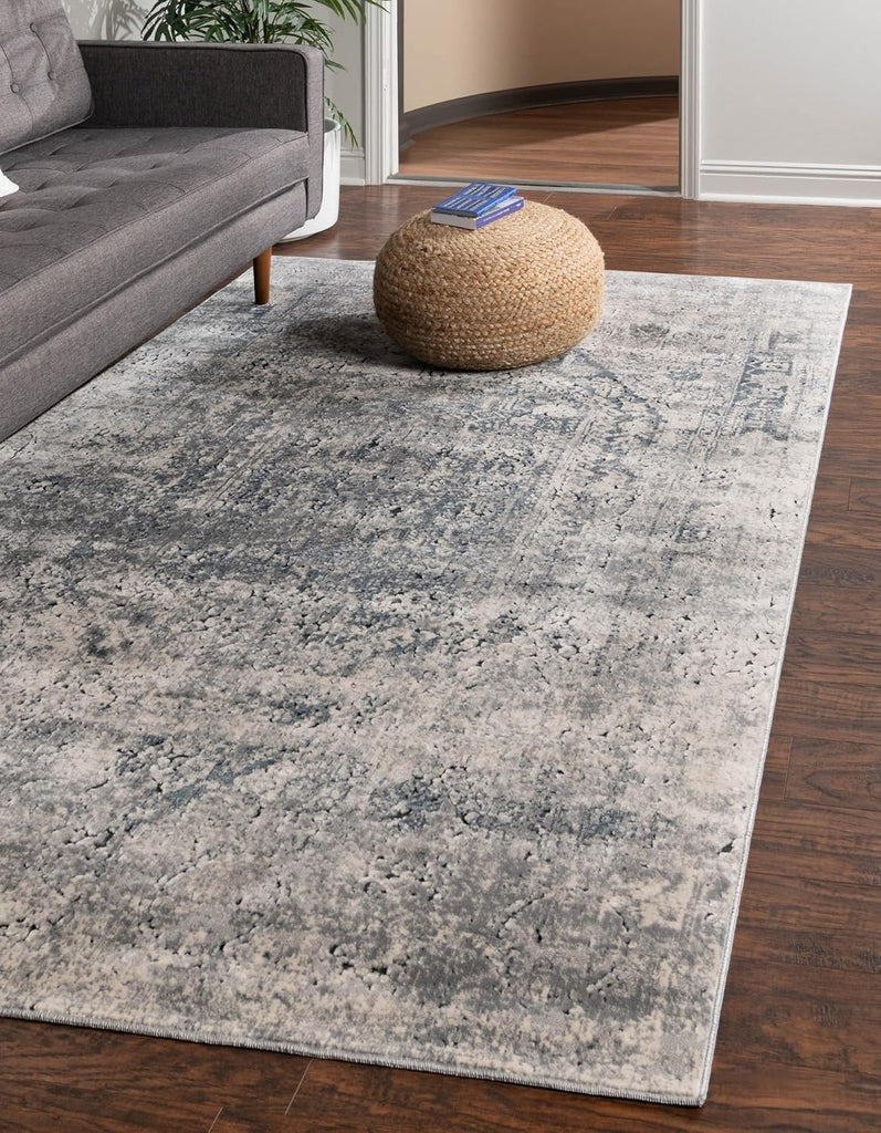 Eliza Rug - 10' x 14' 5 Gray Low Rug
