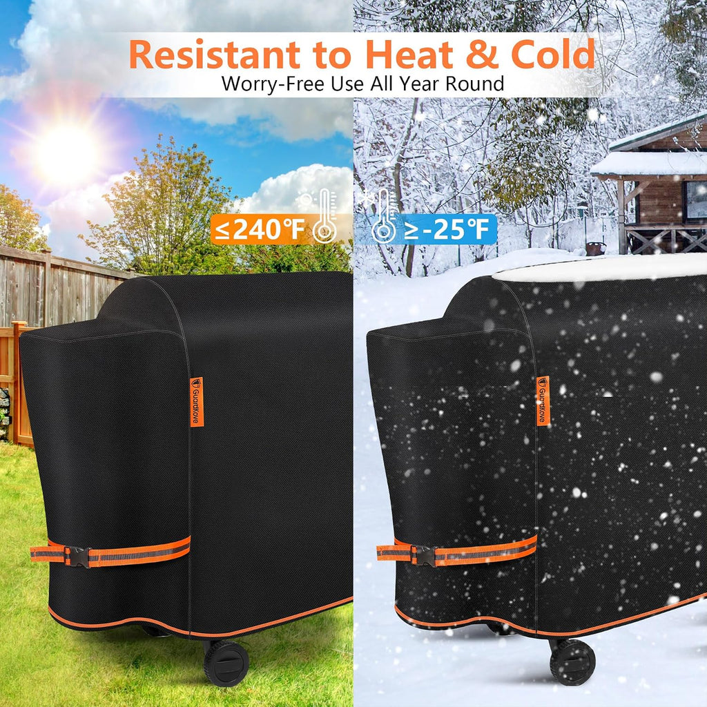 1000D Heavy Duty Grill Cover for Traeger Pro 22/575 Series BAC503 | Waterproof Wood Pellet Smoker Cover, Tear & Fade