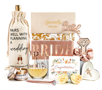 Engagement Gifts For Women- Bride To Be Newly Engaged Gifts, Bridal Shower Gifts, Fiancée Future Mrs Box Set