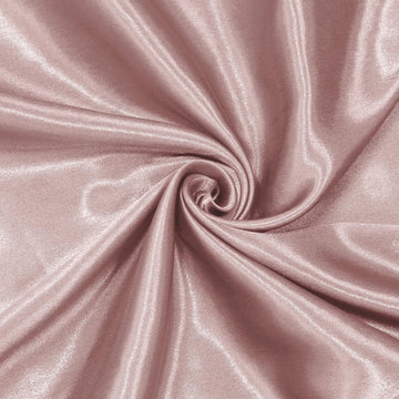 Rose Gold Satin Fabric by The Yard, 3 Yards x 58 Inch