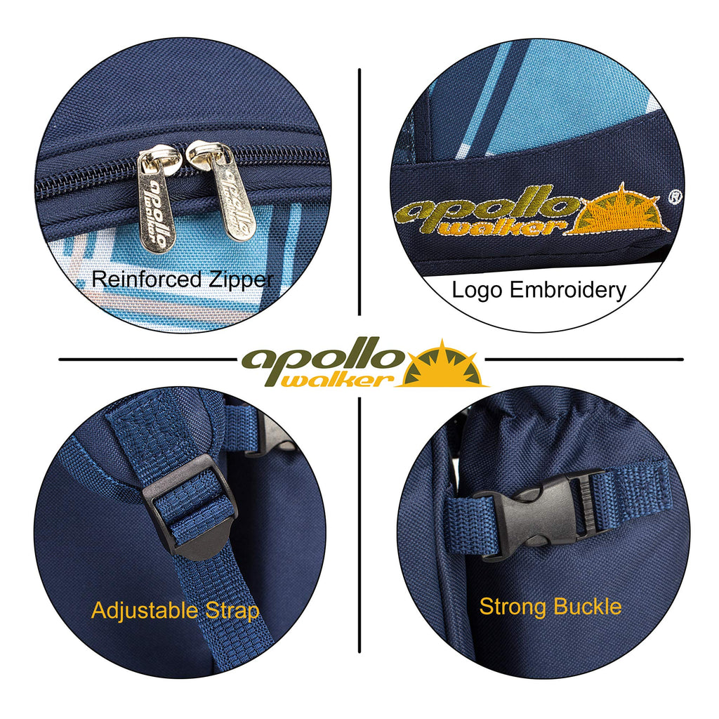 Backpack, 2-Person with Blanket & Wine, Family & Lovers Gift, Blue