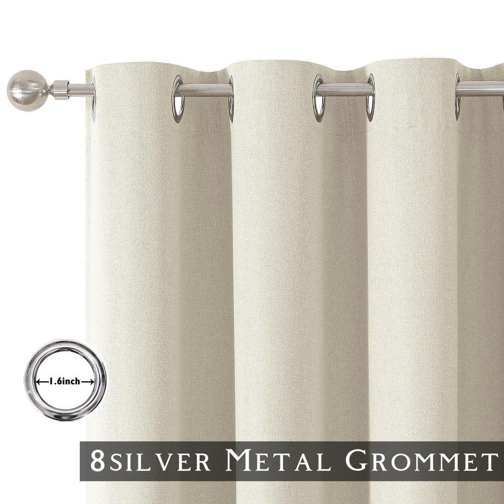 Birch Blackout Curtains 90 Inches Long 2 Panels