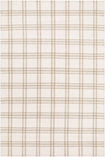 Dhyana Wool Living Room, Bedroom Area Rug - Plaid Checkered Geometric Striped - Contemporary Farmhouse Modern