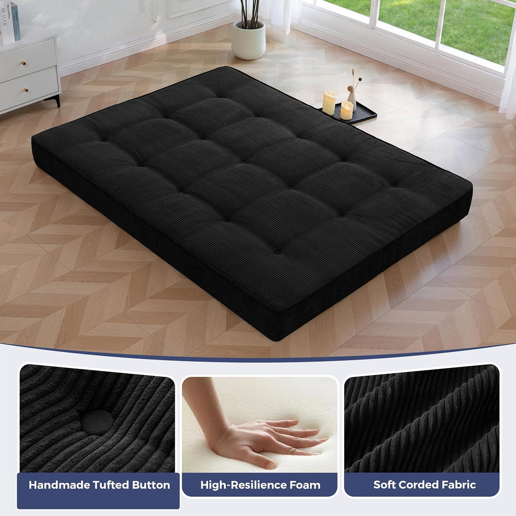 6" Extra Thick Japanese Floor Mattress Futon Mattress