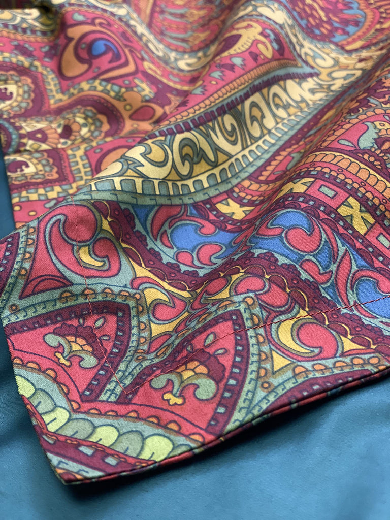 Boho Paisley Medallion Duvet Cover Set Traditional Antique Rug Vintage Damask Bohemian Pattern Bedding Elegant Boteh