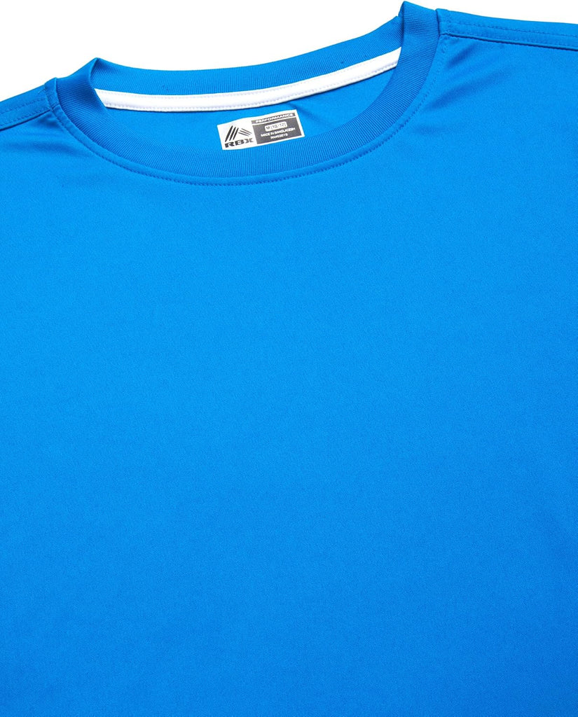 Boys 4 Pack Short Sleeve Performance Athletic Shirts Plain Tees