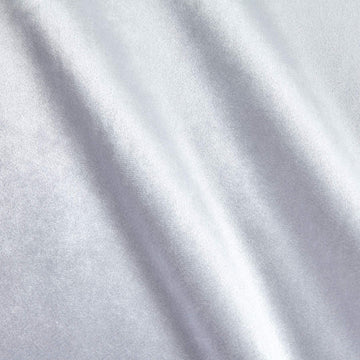Royal Velvet White, Fabric by the Yard