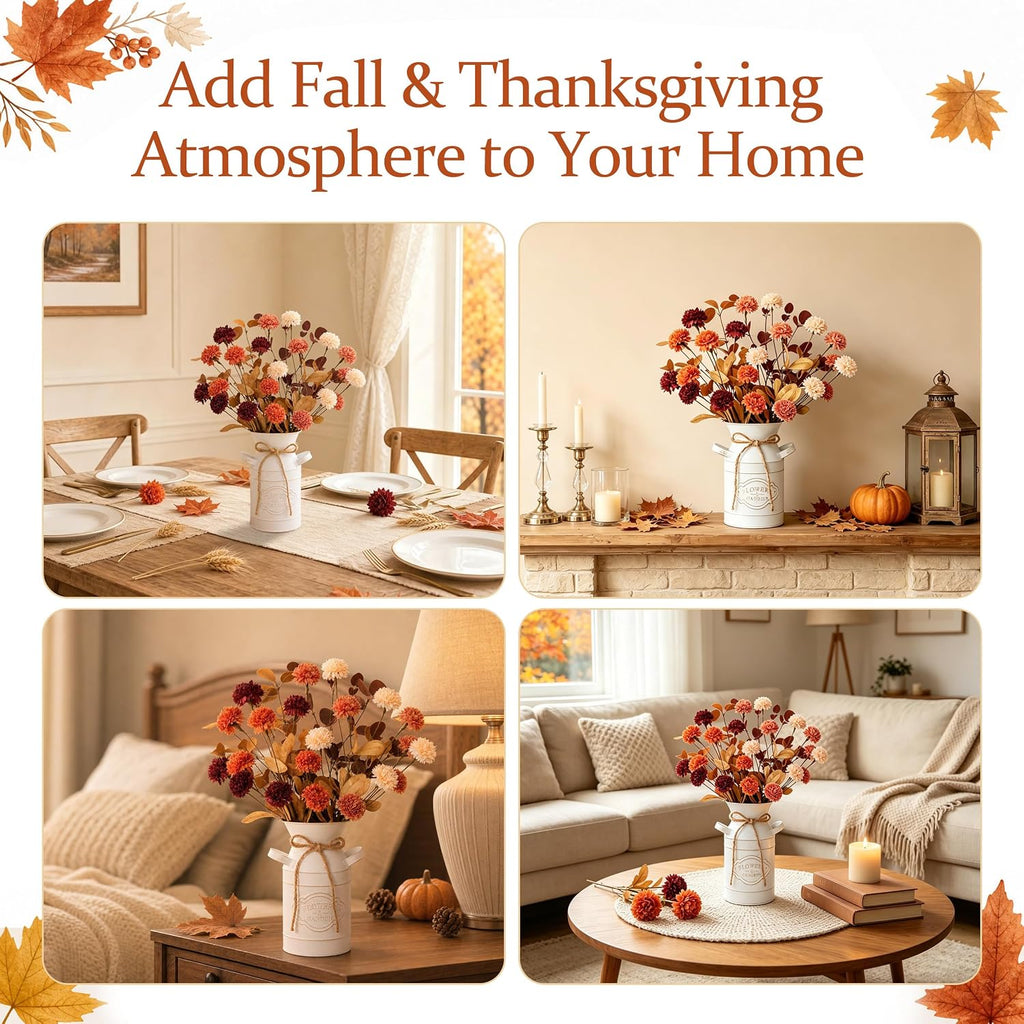 Fall Thanksgiving Table Decorations, Farmhouse Centerpieces for Tables