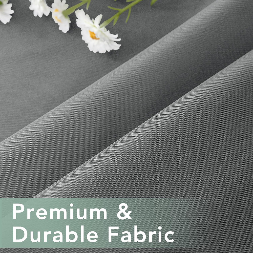 Gazebo Curtains Outdoor Waterproof 6 Panels, Porch Sun Shade | Weatherproof & Privacy, Windproof Outside Drapes