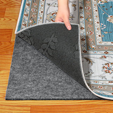 Waterproof Rug Pad 5x7 Ft, Under Area Carpet Padding, Non Slip Felt Rug Pads for Hardwood Floors, Protective Underlay - Set of 35