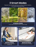Tankless Water Heater Natural Gas, Indoor Max 4.3 GPM, 100, 000 BTU, Instant Hot Water Heater for Home, Apartment
