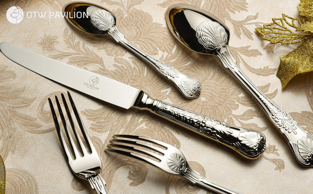 60 Piece Silverware Set for 12, 18 10 Stainless Steel flatware Set, Antique vintage cutlery set, Knife fork spoon