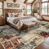 10x14 Living Room Area Rug - Modern Abstract Large Area Rugs Non-Slip Stain Resistant Carpets for Bedroom Soft Low