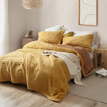 Chunky Bunny Coma Inducer King Oversized Comforter - Lionhead: Sahara Sun | Experience Coma Worthy Sleep with Cozy