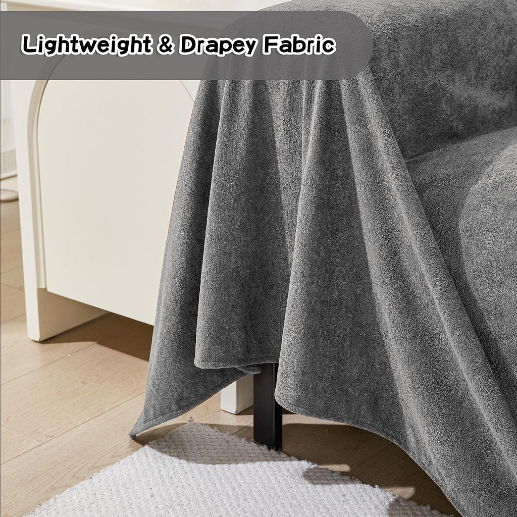 Couch Cover for 3 Cushion Couch Cat Scratch Proof Sofa Covers Washable Couch Protector Sectional Couch Covers
