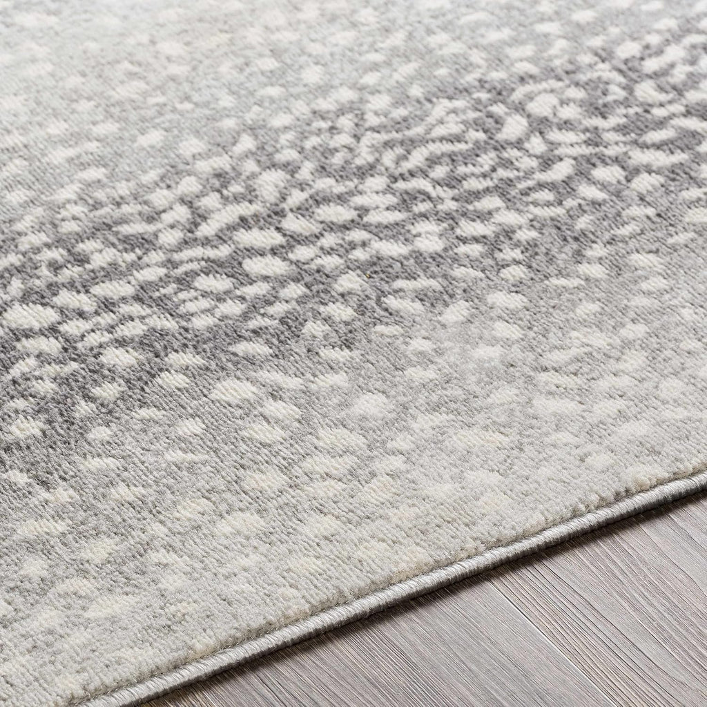 Pembroke Living Room, Bedroom Area Rug - Animal Print Antelope Striped Ombre - Contemporary Modern Minimalist