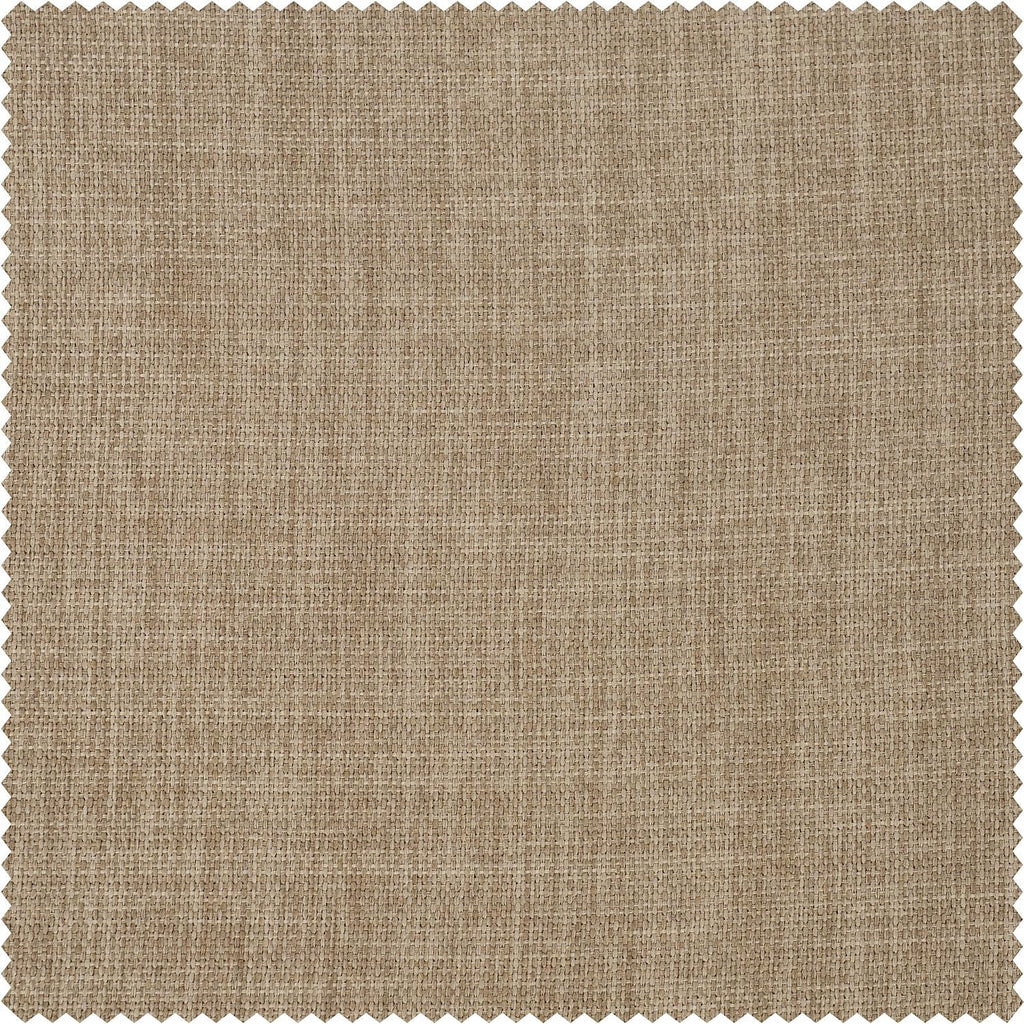 Faux Linen Extra Wide Curtains (1 Panel) - 100W X 96L, Nomad Tan